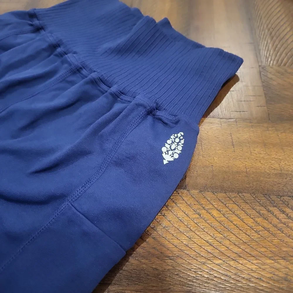 Free People Good Karma Tennis Shorts XS/S Navy